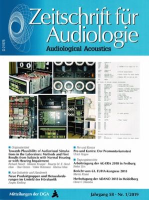 Zeitschrift für Audiologie im Abo